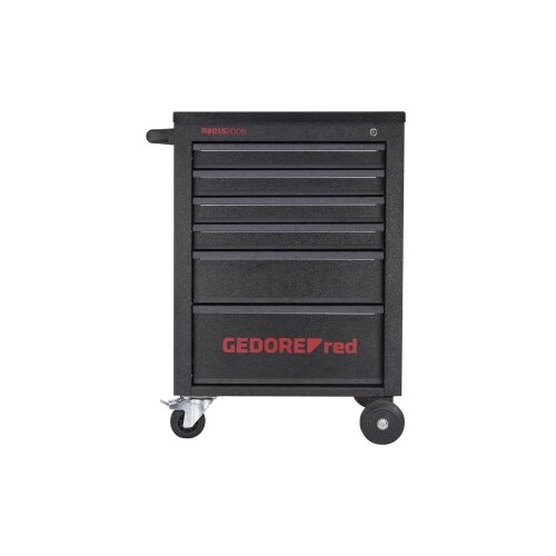 Gedore red Delavni&amp;scaron;ki voziček MECHANIC, 6 predalov, črne barve, Vx&amp;Scaron;xG 910 x 628 x 418 mm Slike