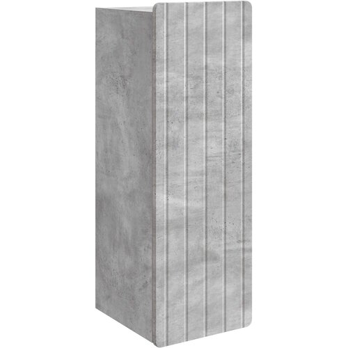  Ormar za montažu na zid Betonska siva 33 x 34,5 x 94 cm Slike