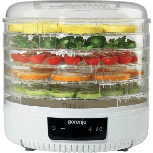 Gorenje Aparat za su&scaron;enje hrane, 5 posuda, LCD ekran, 380W &ndash; FDK500GCW Cijene
