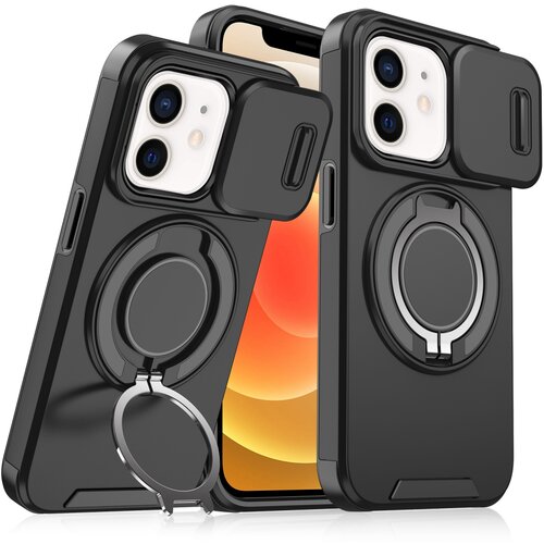  Torbica camshield ring stand za iphone 12/12 pro 6.1 crna Slike