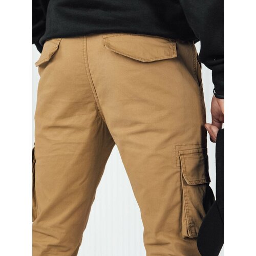 DStreet Men's Khaki Cargo Pants Slike
