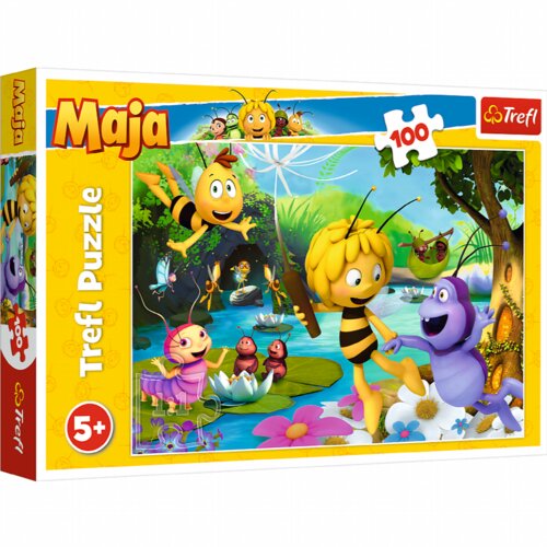 Trefl Puzzle 100 delova Pčelica Maja Slike