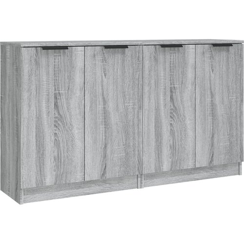 Maison Chic Komoda - Predalnik 2 kosa siva sonoma 60x30x70 cm konstruiran les, (21719158) Slike