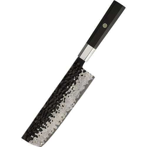  Damaskasti kuhinjski nož YU-37439 - Nakiri / Smeđa KP37439 Cene