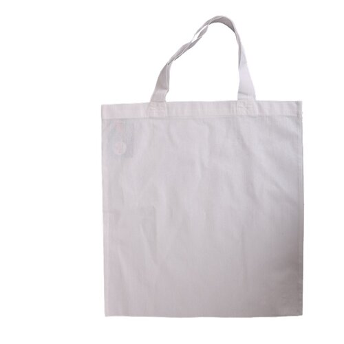 pamučna torba sa kratkom ručkom, bela 38 k 42 cm (torba za) Slike