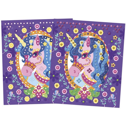 Janod kreativni set za ustvarjanje mozaikov ponies and unicorns Cene