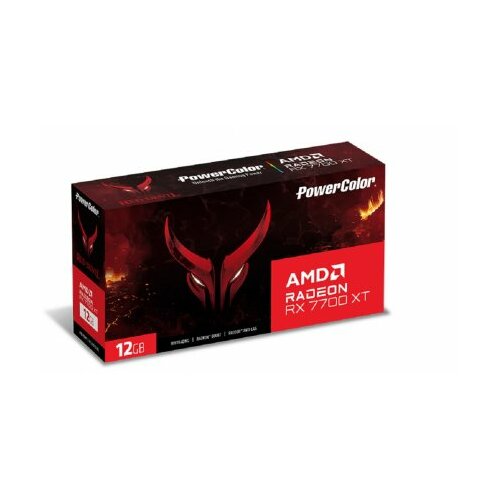 Powercolor Grafička karta Red Devil RX 7700 XT AMD/12GB/GDDR6/192bit/crna Cene