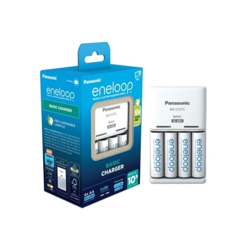 Panasonic Eneloop punjac sa četiri baterije (10h) aa (K-KJ51MCD40E) Slike