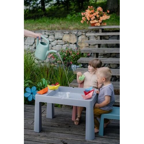 Tega Set dječjeg namje&amp;scaron;taja (stol, 2 stolice) Teggi Multifun Turquoise/Navy/Grey Slike