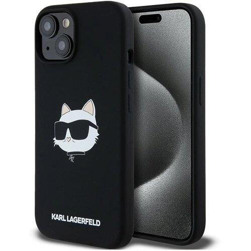 Karl Lagerfeld ETUI SILICONE CHOUPETTE HEAD MAGSAFE NA IPHONE 15 PLUS / 14 PLUS - CZARNE, (21897341) Cene