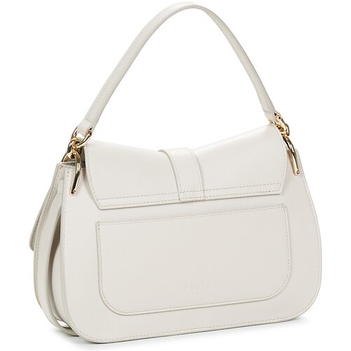Furla Torbice za na ramo FLOW M TOP HANDLE Bela Slike