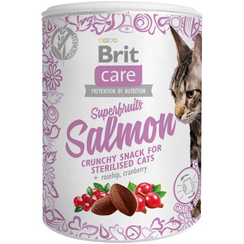 Brit Care mačji priboljški superživila in losos - 100 g Cene