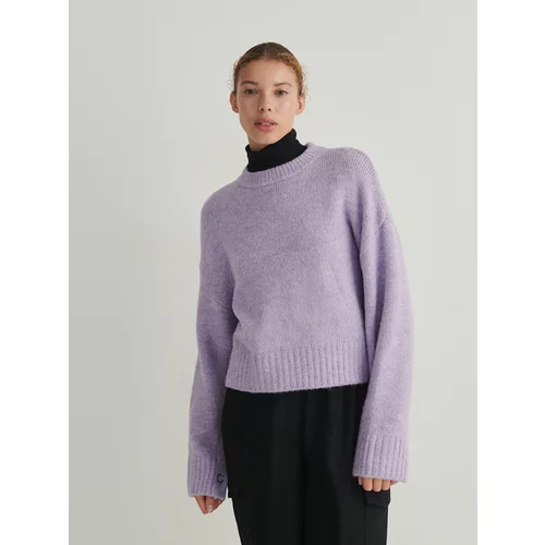 Reserved oversize pulover - vijolična