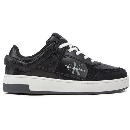 Calvin Klein Jeans Superge Basket Cupsole Low Mix Ml Mtr YW0YW01490 Črna