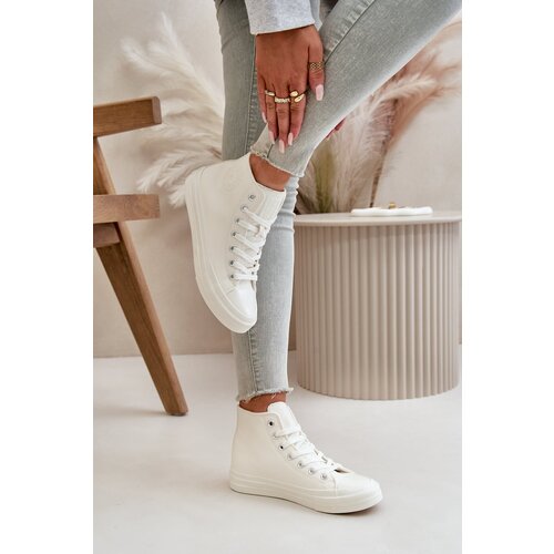 Big Star Women's Insulated Sneakers From Eco Leather White Big Star Cijene