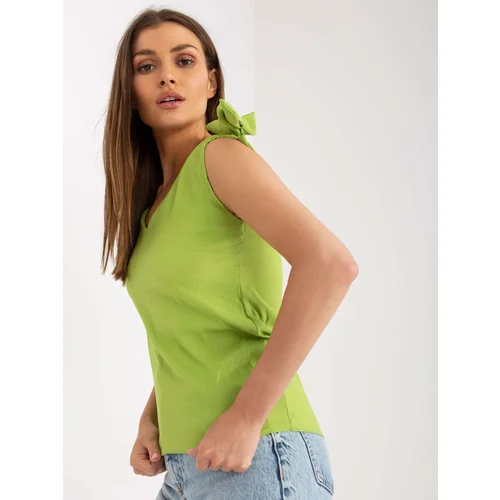 RUE PARIS Top-WN-TP-1705.69-lime green