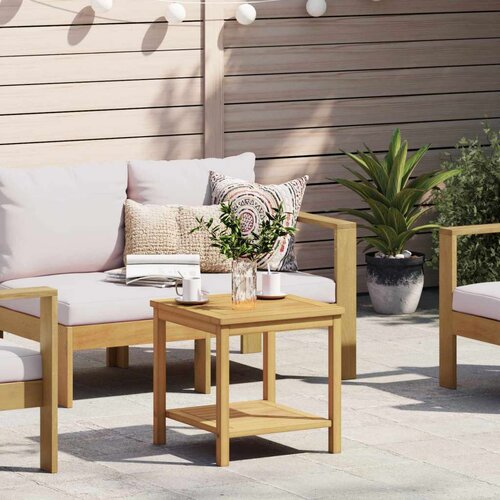  Bocni stol Prirodna nafta 45 x 45 x 45 cm Čvrsto drvo akacije - 45 x 45 x 45 cm Svijetli bagrem Cijene