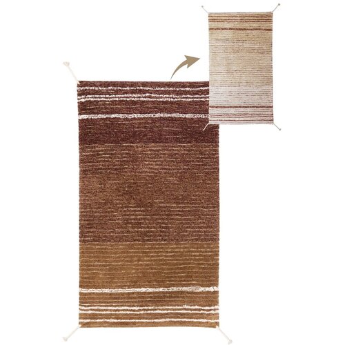 Lorena Canals Opečnato oranžna bombažna preproga 80x140 cm Twin Toffee – Cene