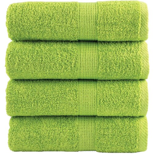 Premium ručnici za goste SOLUND 4 kom. zelene boje jabuke 30x50 cm 600 g/m&sup2; Cijene