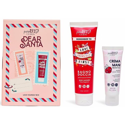 puroBIO cosmetics Dear Santa Love yourself Box darilni set za telo 2 kos Cene