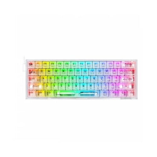 Redragon Fizz RGB Gaming Keyboard White Cene