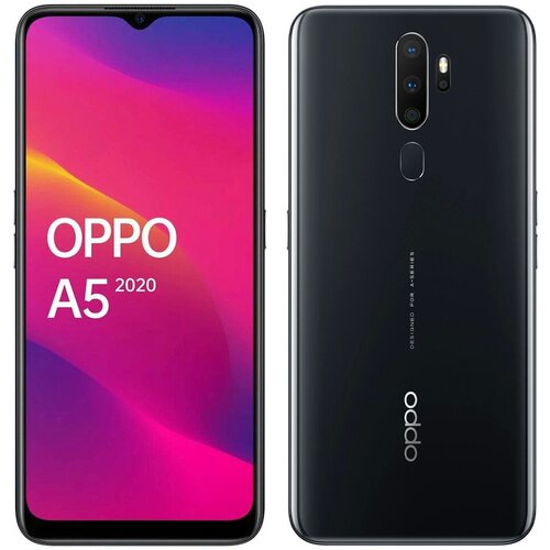 Oppo Obnovljeno - znaki rabe - A5 2020 crn 4G 64 GB 3 GB ram dual sim - vidne oznake uporabe obnovljeno, (21598520) Slike