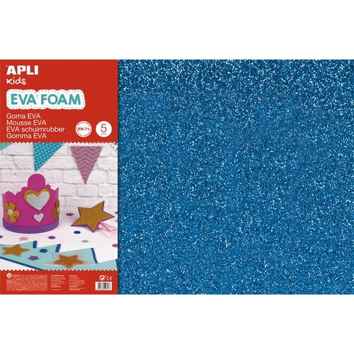 Apli Eva pena ble&scaron;čice modra 400x600x2mm 3kos, (20392919) Cene