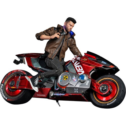 Cyberpunk 2077 Male V in motor Yaiba Kusanagi zbirateljska figura 41cm Slike