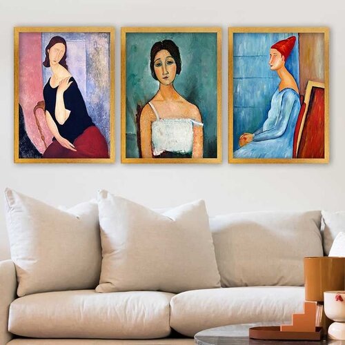 Wallity Set uramljenih slika 3AC_UN852364, 3 dijela Cene