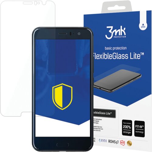 3mk HTC U11 - FLEXIBLEGLASS LITE, (22002236) Slike