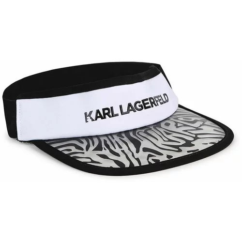 Karl Lagerfeld Otroški šilt črna barva
