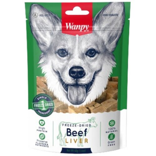 WANPY freeze Dried Beef Liver 40g Cene