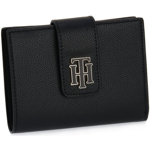 Tommy Hilfiger Denarnice BDS TH OUTLINE MED FLAP Črna Slike