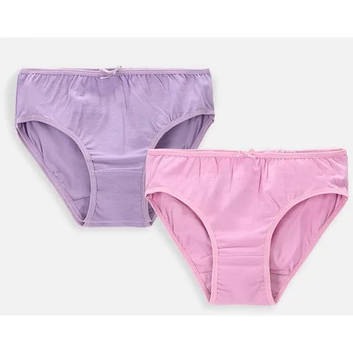 Coccodrillo Otroške spodnje hlače 2-pack roza barva