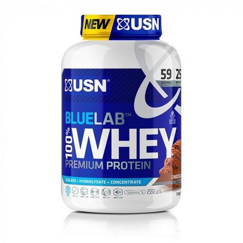USN whey protein BLUE LAB 100% 2000 g čokolada Slike