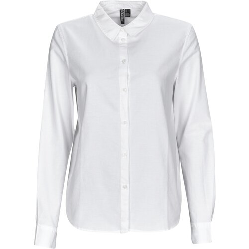 Pieces PCIRENA LS OXFORD SHIRT Bijela Slike
