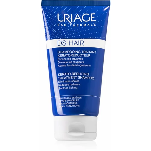 Uriage ds hair kerato-reducing treatment shampoo šampon za občutljivo lasišče proti prhljaju 150 ml unisex