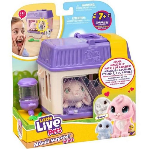  Plišane igračke Little Live Pets Mama Surprise Rabbits Roza Rose Plišano platno Zec Cene