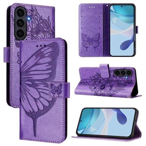 Chameleon Preklopna torbica (WLGO-Butterfly) za Samsung Galaxy S26 FE, vijolična Slike