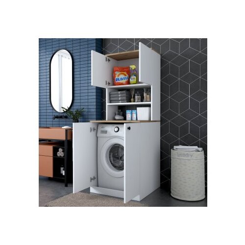  Kupaonski ormarić KD102-2160, 70 x 183,6 x 72,5 cm, Bijeli Slike
