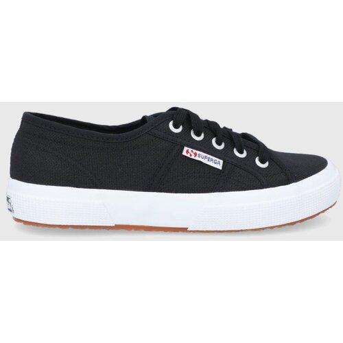 Superga Teniske ženske, črna barva Slike