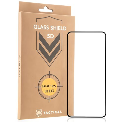 TACTICAL Glass Shield 5D staklo za Samsung Galaxy S22 - Crna Cene