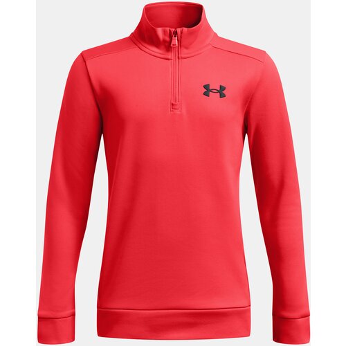 Under Armour Boys&amp;#039; sweatshirt UA Armour Fleece 1/4 Zip-RED - Boys Slike