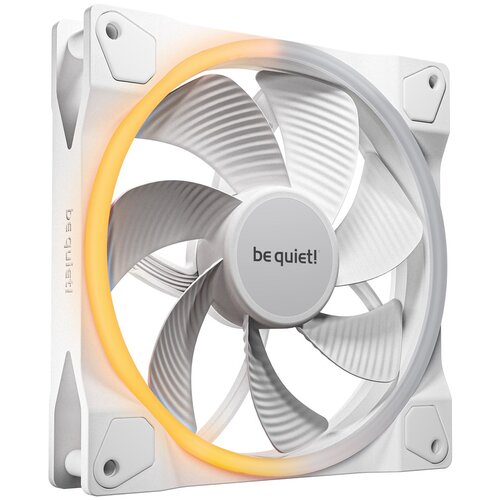 BE QUIET Ventilator LIGHT WINGS (BL135), Reverse, 140 mm, 4-pin PWM, ARGB, bel, (5000140385) Cene