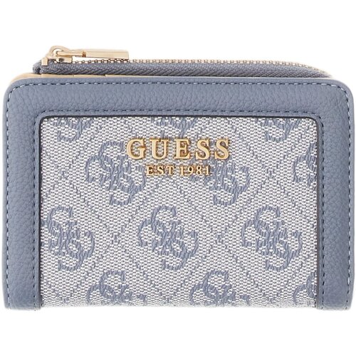 Guess Denarnice Lindsey Slg Zip Arnd Card Case Modra Slike