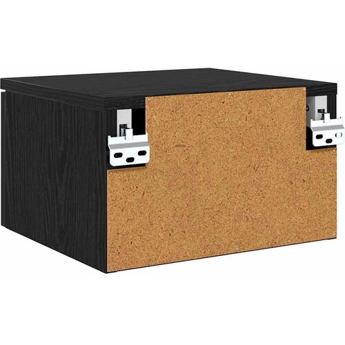  Noćni ormar 2 pcs Crni hrast 34 x 30 x 20 cm Konstruirano drvo Slike