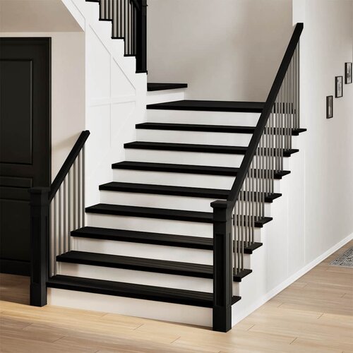 VidaXL Podloge za stopnice 2 kosa rjave 120x25x2 cm trdna hrastovina Slike