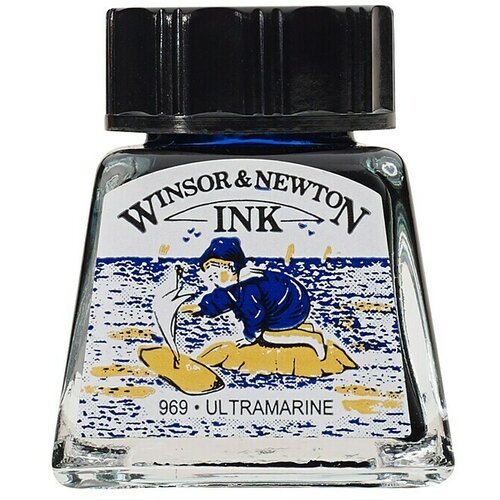 WINSOR & NEWTON Tinta za crtanje (Ultramarin, 14 ml, Boca) Cijene