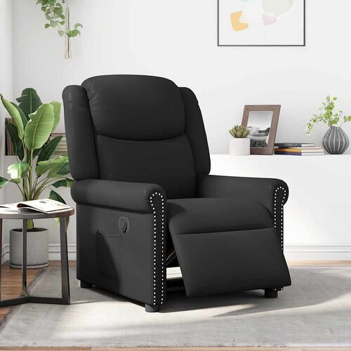 Maison Chic Električni naslanjač - Relax naslanjač sijoče črno umetno usnje, (22062589) Cene