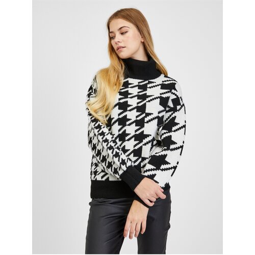 Orsay Black and white women's patterned sweater - Women Cijene